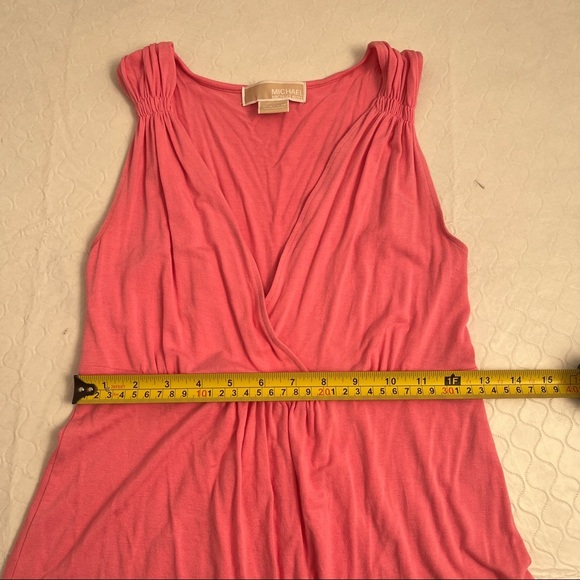 MICHAEL Michael Kors pink empire babydoll sleeveless top XS - Picture 7 of 8